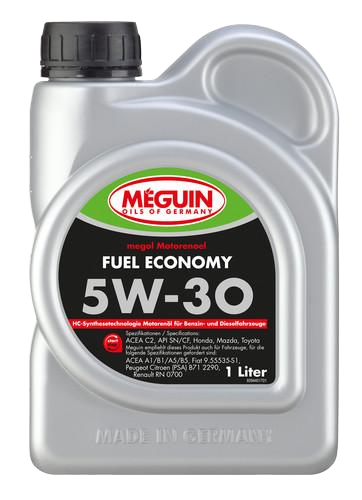 Моторное масло MEGUIN Megol Fuel Economy 5W-30, 1л (MEGUIN: 9440)